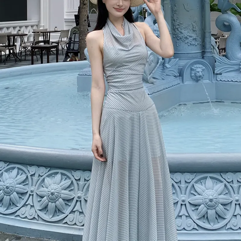 Manekniv Two Piece Skirt Sets Women's Light Blue Two Piece Set-4