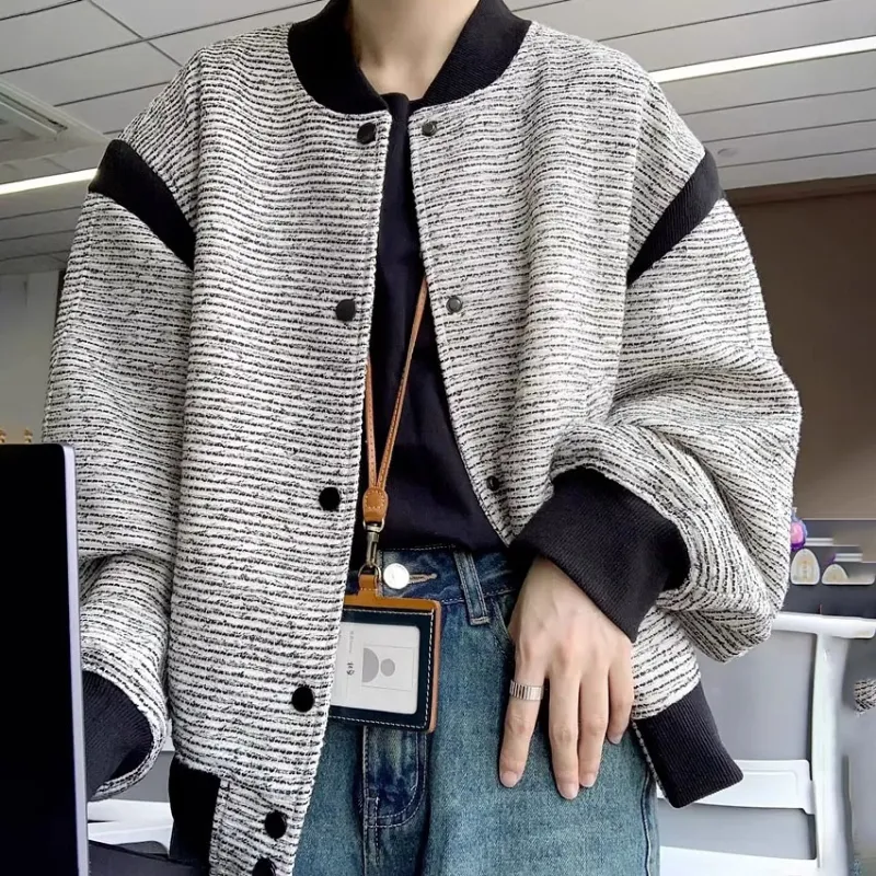 Manekniv Baseball Jacket Women's Gray-2