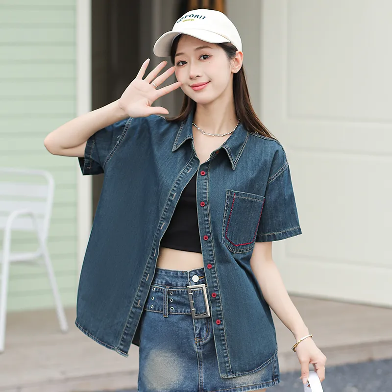 Manekniv Shirts Women's Blue-2