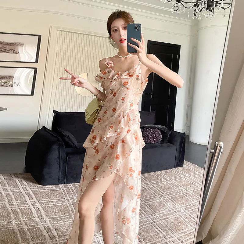 Manekniv Slip Dresses Women's Image Color-4
