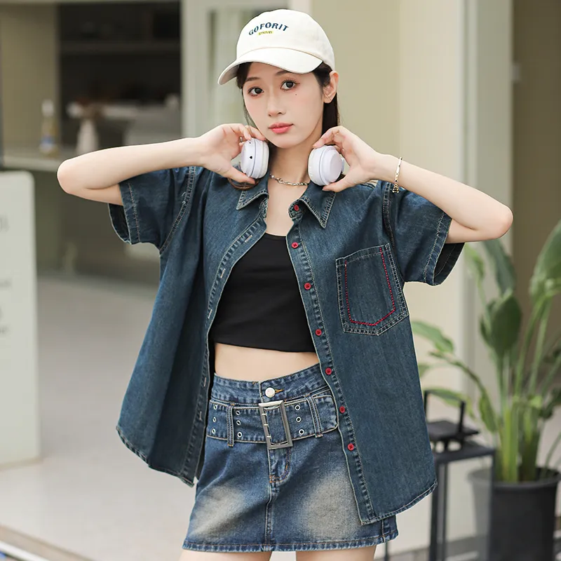 Manekniv Shirts Women's Blue-5