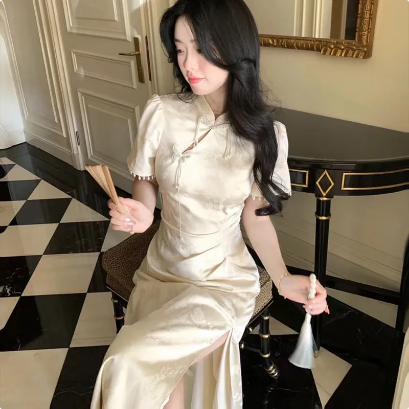 Manekniv Short Sleeved Dress Women's-7