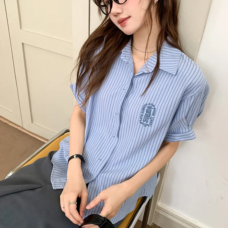 Manekniv Shirts Women's Blue-5