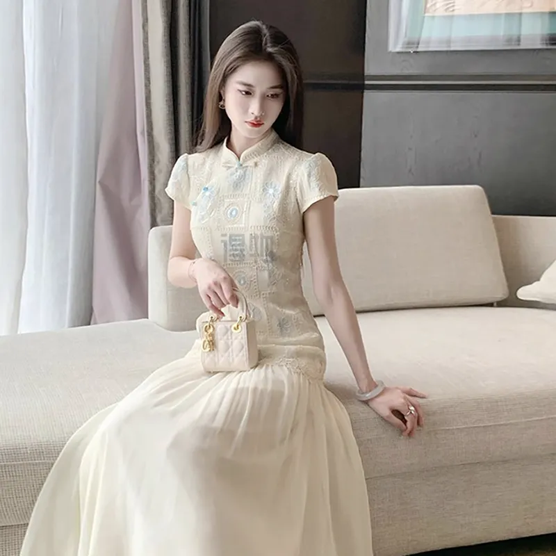 Manekniv Short Sleeved Dress Women's-3