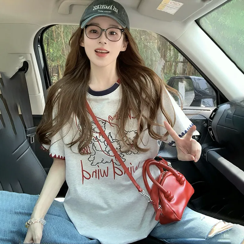 Manekniv T Shirts Women's Gray-2