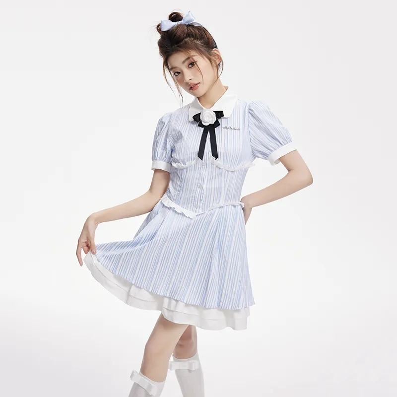 Manekniv Short Sleeved Dress Women's-4