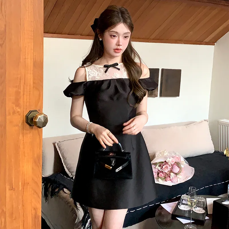 Manekniv Short Sleeved Dresses Women's-5