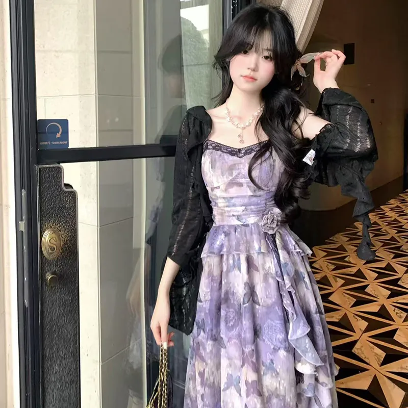 Manekniv Slip Dress Women's Purple-3