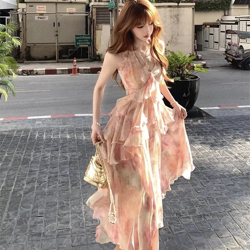 Manekniv Sleeveless Dress Women's Pink-2