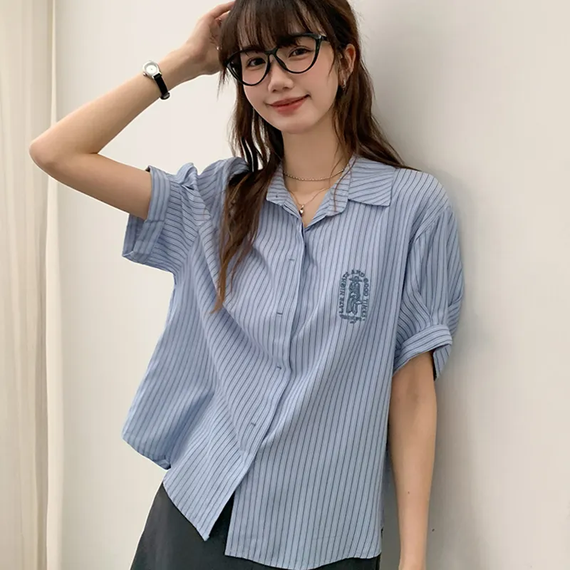 Manekniv Shirts Women's Blue-3