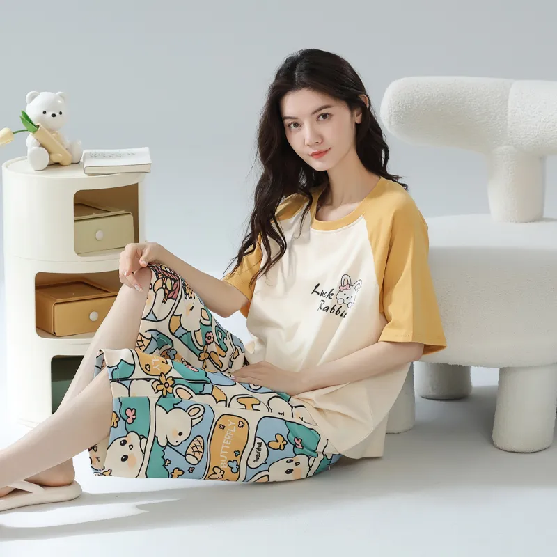 MIIOW Pajama Set Unisex Champagne-2