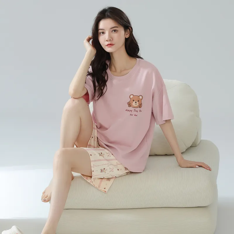 MIIOW Pajama Set Unisex Light Pink-6