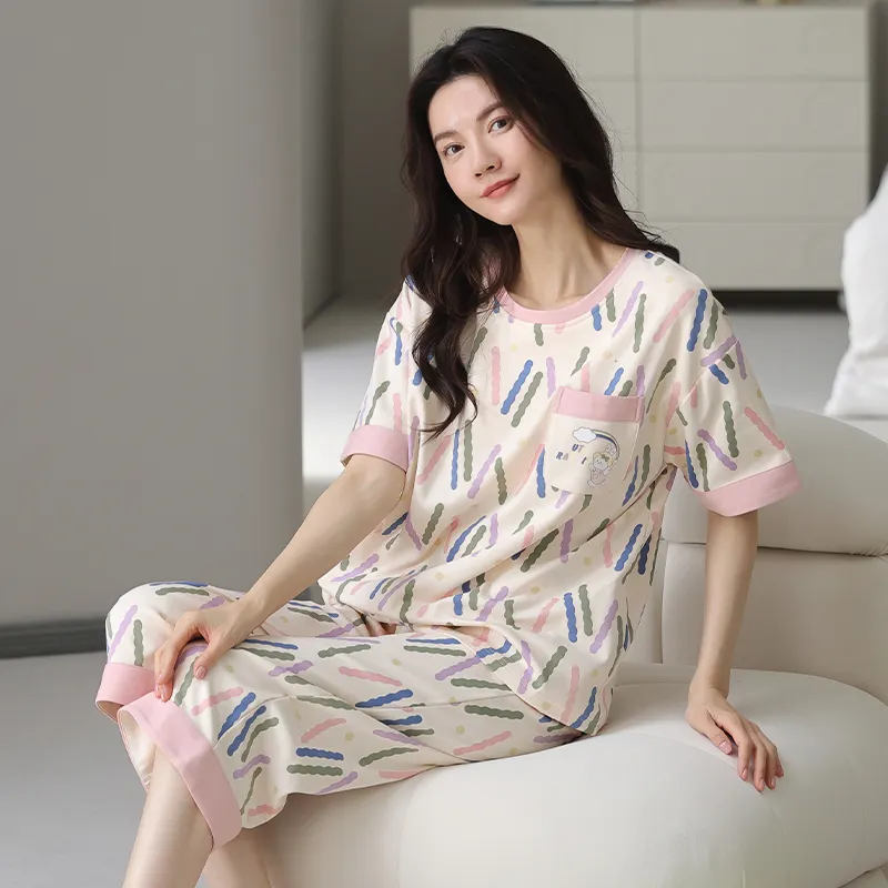 MIIOW Pajama Set Unisex Champagne-2