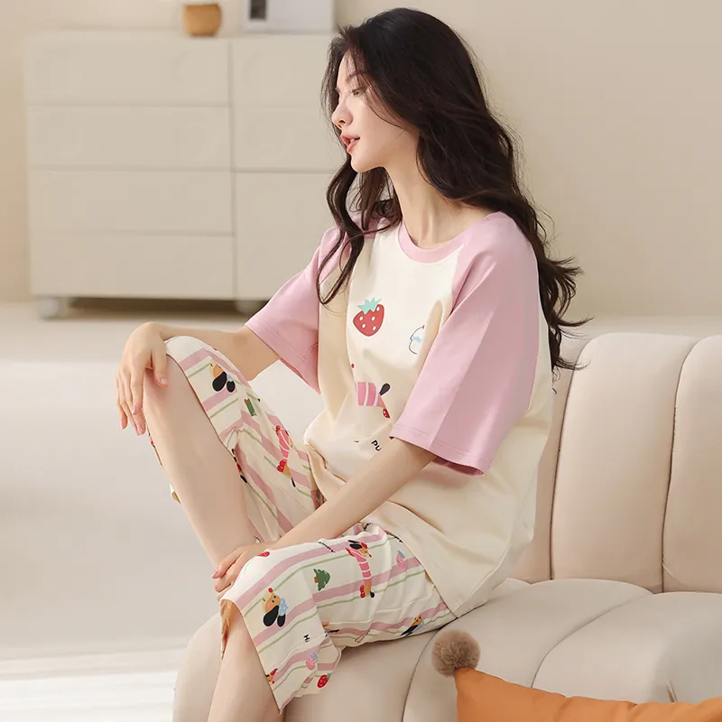 MIIOW Pajama Set Unisex Apricot-2