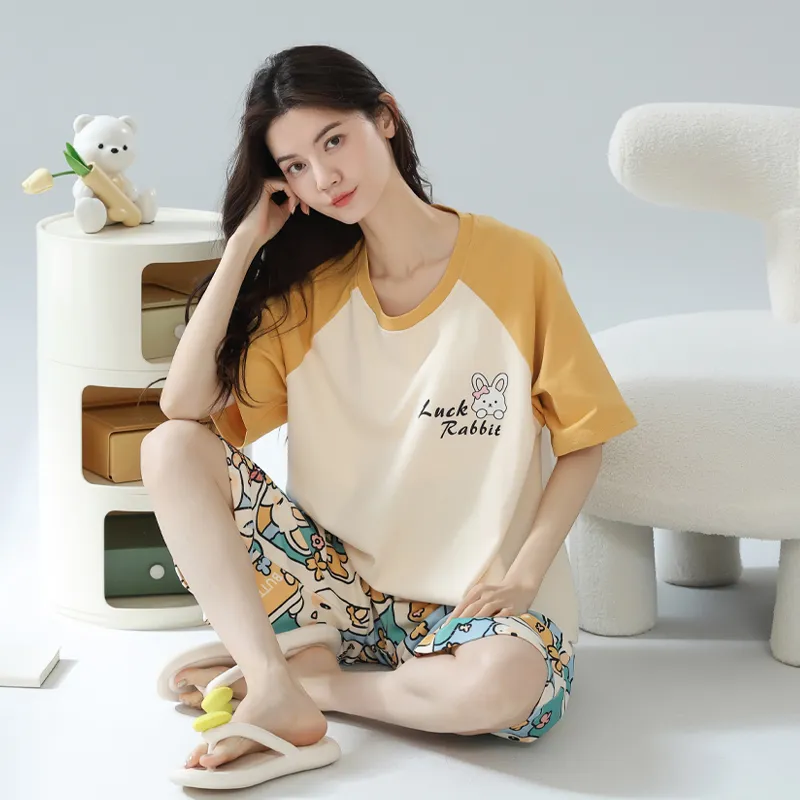 MIIOW Pajama Set Unisex Champagne-7