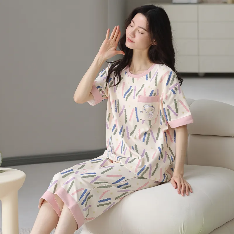 MIIOW Pajama Set Unisex Champagne-5