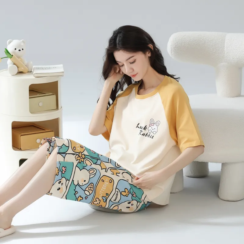 MIIOW Pajama Set Unisex Champagne-1