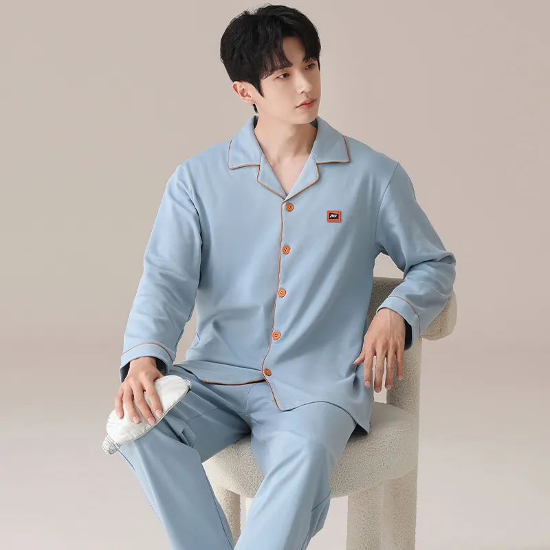 MIIOW Pajama Set Men's Ocean Blue-3