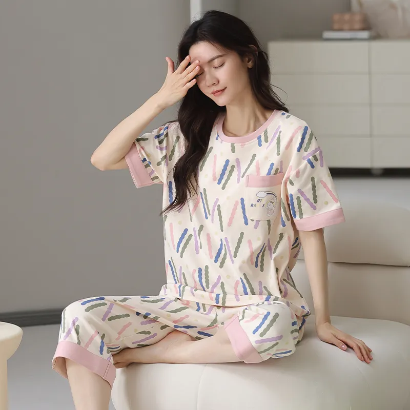 MIIOW Pajama Set Unisex Champagne-6
