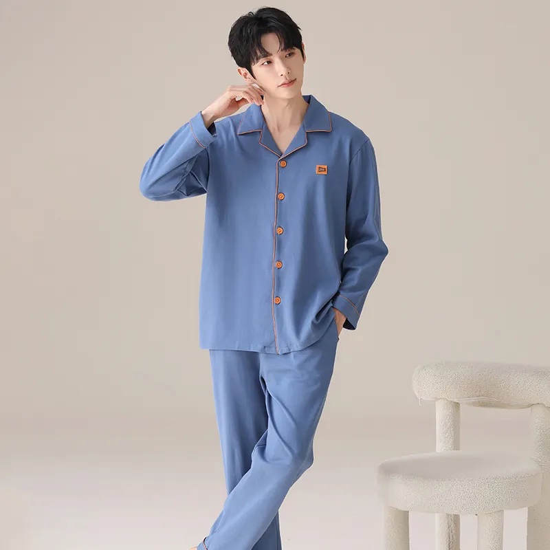 MIIOW Pajama Set Men's Dodger Blue-6
