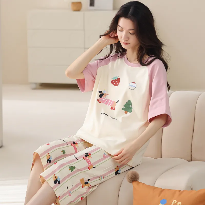 MIIOW Pajama Set Unisex Apricot-4