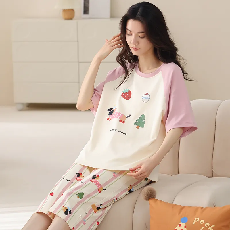 MIIOW Pajama Set Unisex Apricot-6