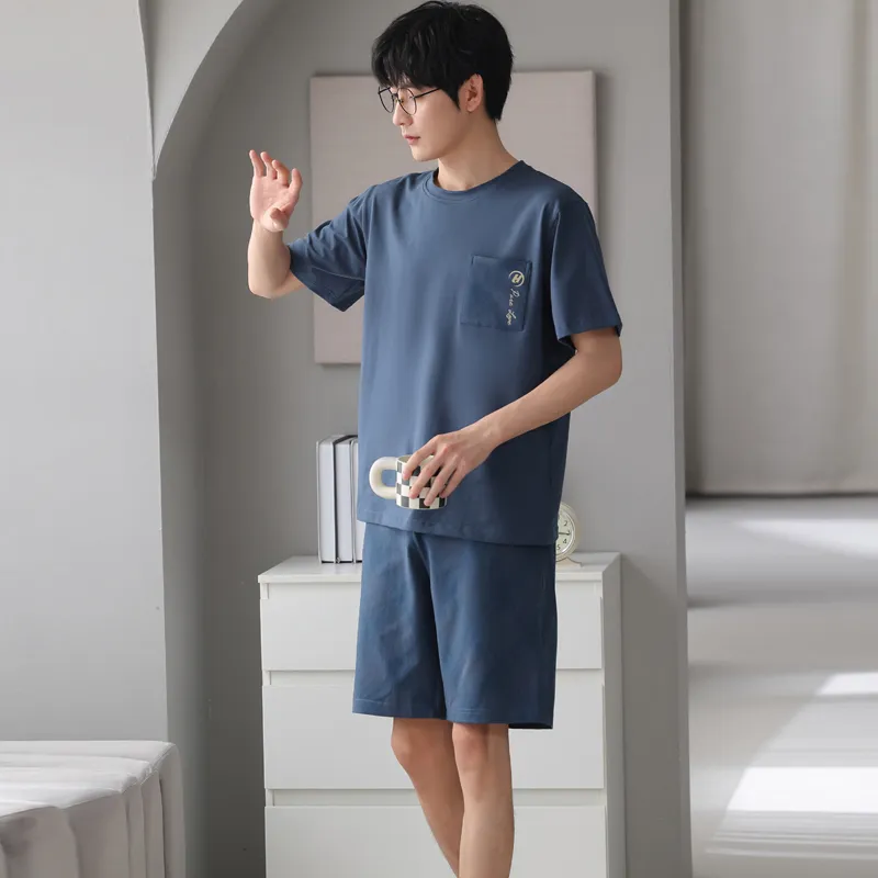 MIIOW Pajama Set Men's Peacock Green-1