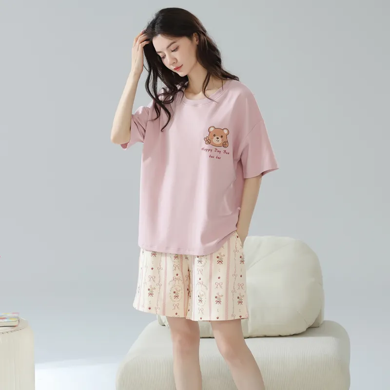 MIIOW Pajama Set Unisex Light Pink-7