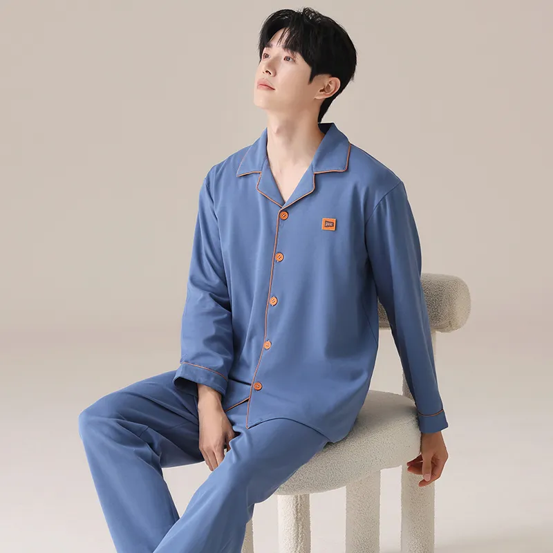 MIIOW Pajama Set Men's Dodger Blue-3
