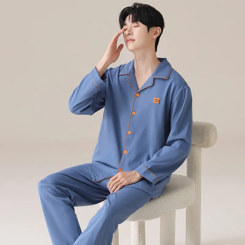 MIIOW Pajama Set Men's Dodger Blue-2