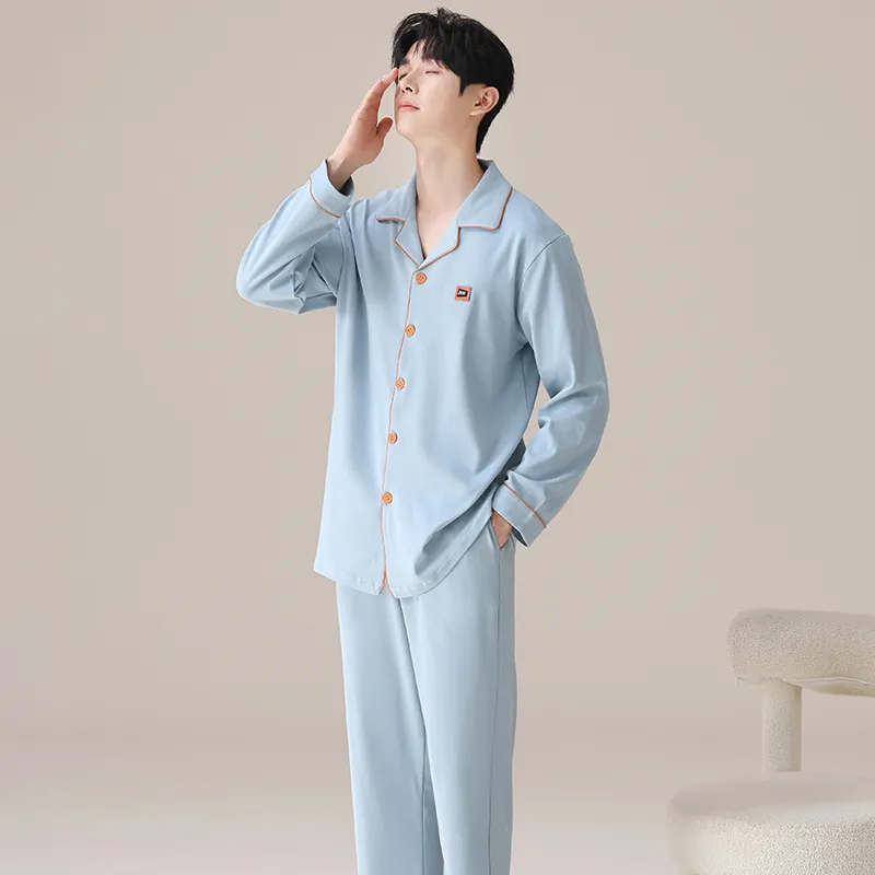 MIIOW Pajama Set Men's Ocean Blue-4