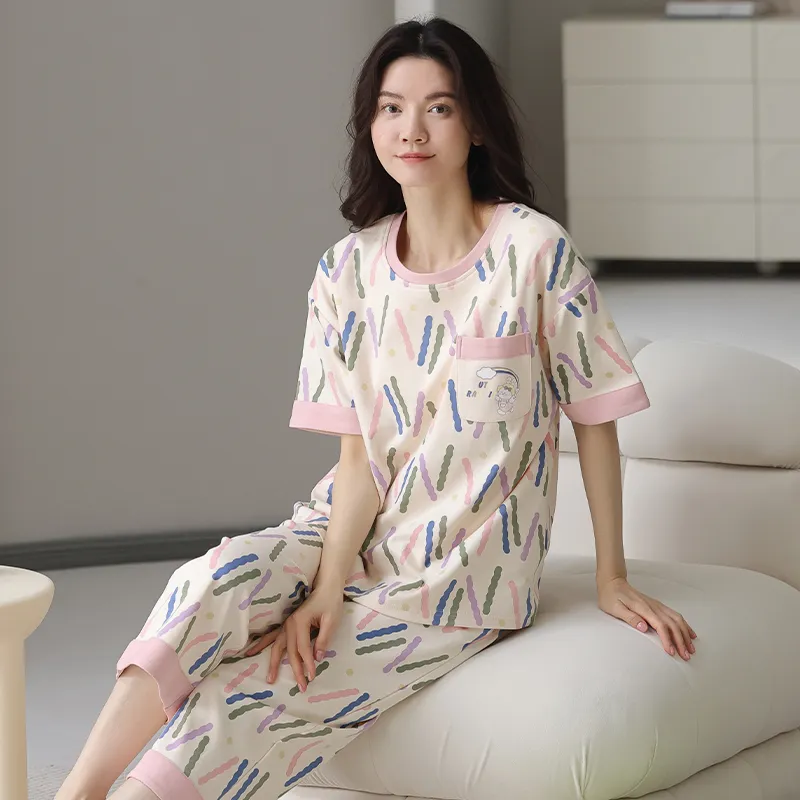 MIIOW Pajama Set Unisex Champagne-1