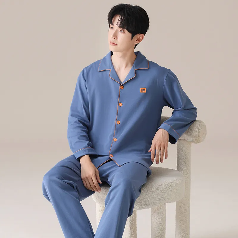 MIIOW Pajama Set Men's Dodger Blue-1