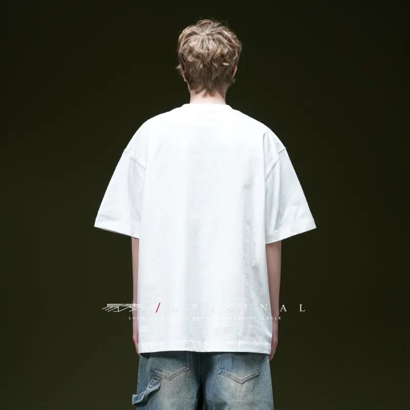 YIMAI T Shirt Unisex Black White-7