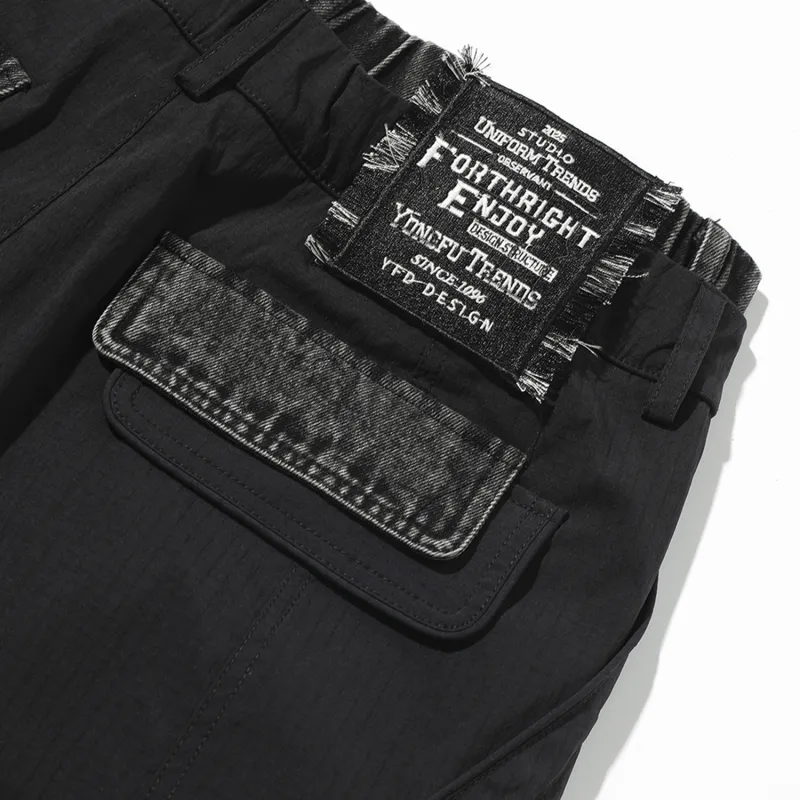 YIMAI Cargo Shorts Loose Fit Men's-11