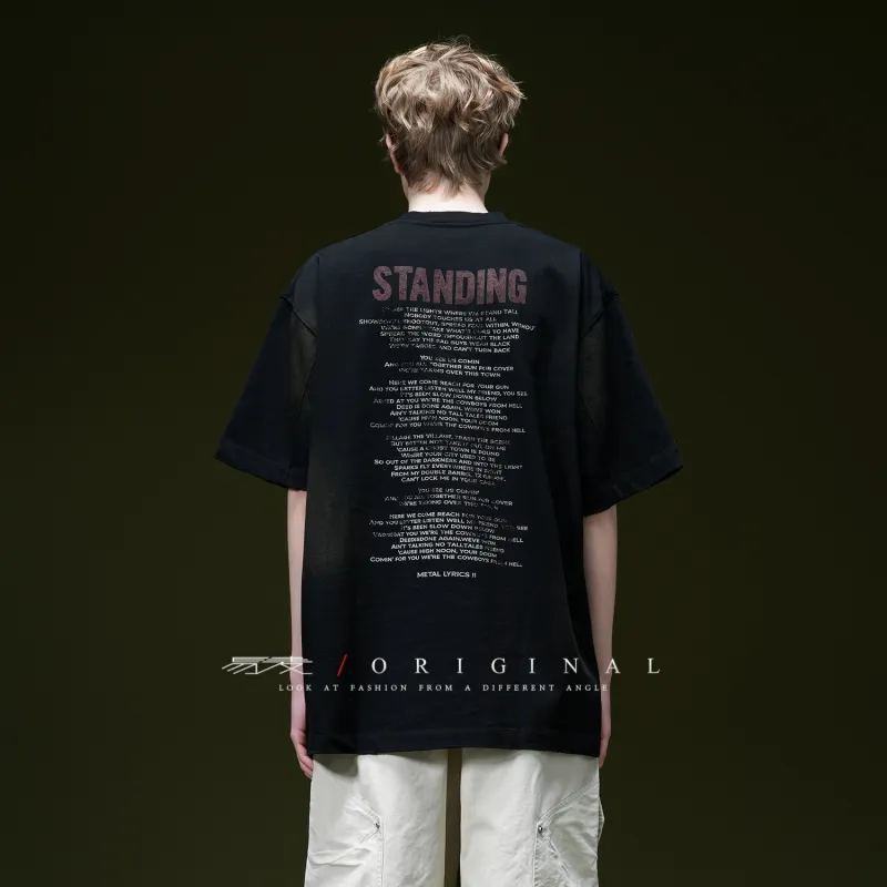 YIMAI Summer 100% Cotton Short Sleeved T Shirt Digital Direct Injection Unisex Emphasize Craft-7
