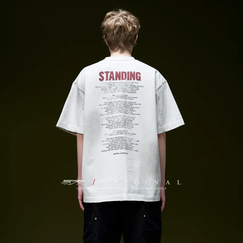 YIMAI Summer 100% Cotton Short Sleeved T Shirt Digital Direct Injection Unisex Emphasize Craft-2