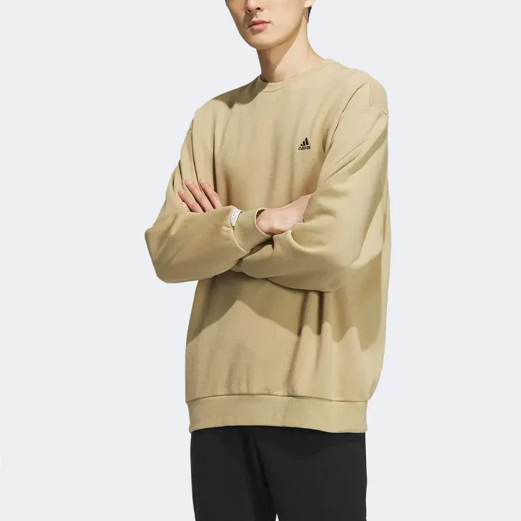 Adidas Sweatshirt Unisex Beige+Shopping Bag-5