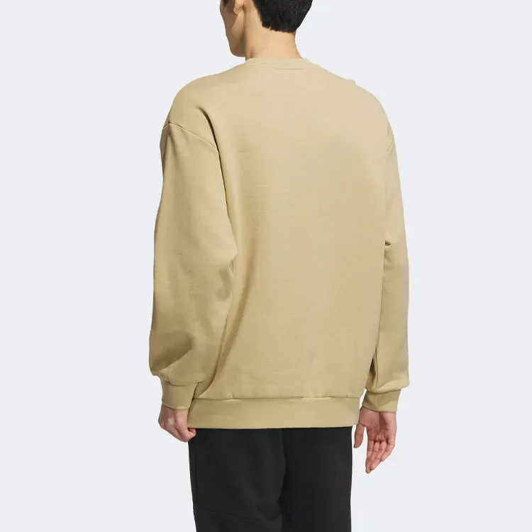 Adidas Sweatshirt Unisex Beige+Shopping Bag-2