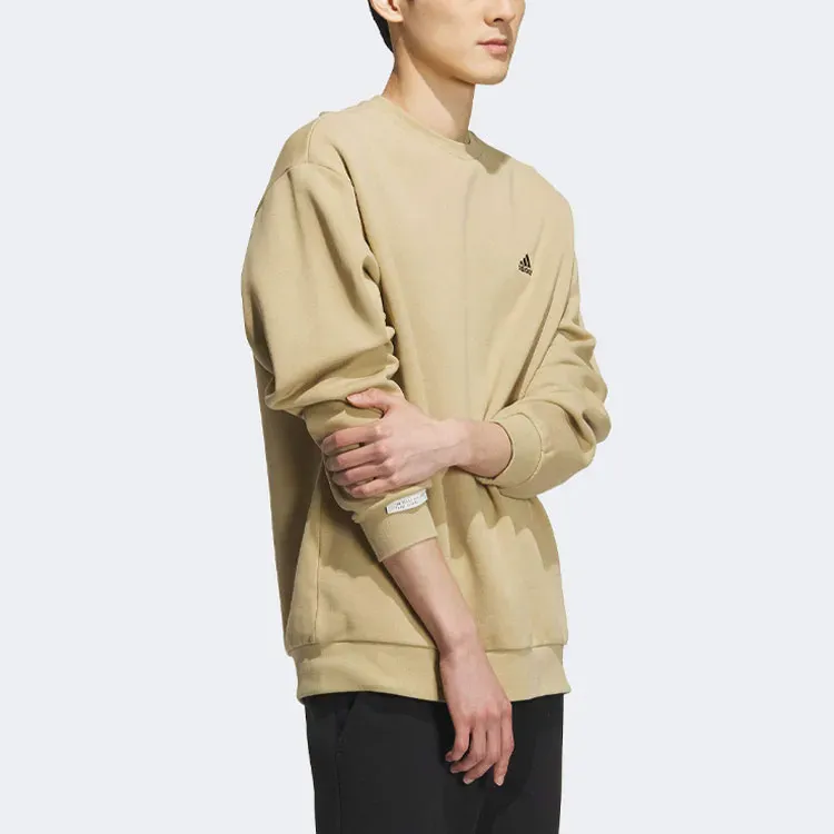 Adidas Sweatshirt Unisex Beige+Shopping Bag-4