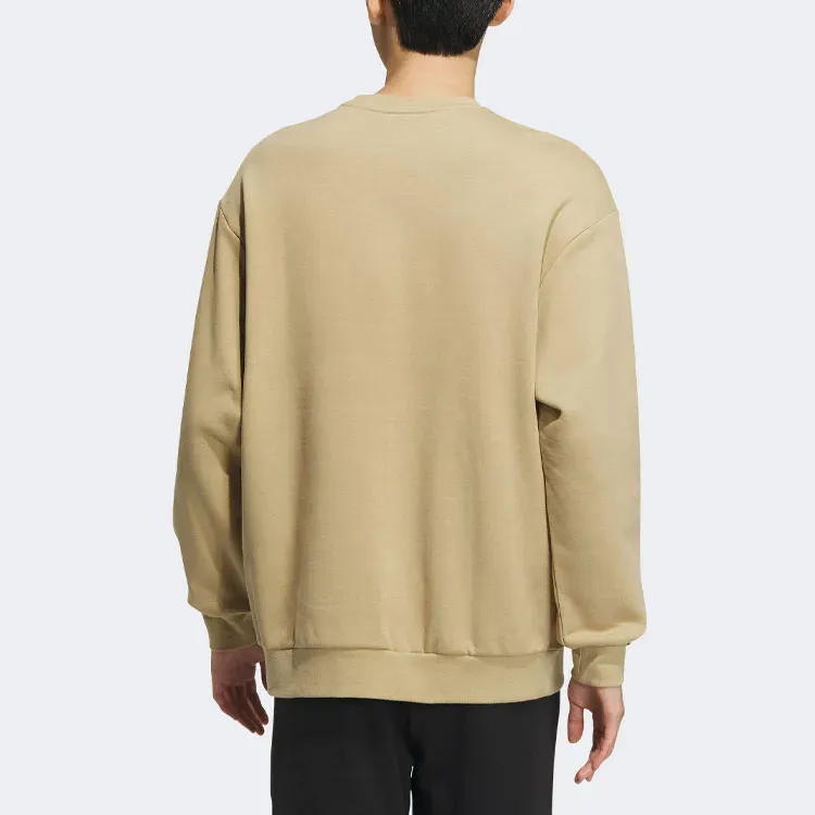 Adidas Sweatshirt Unisex Beige+Shopping Bag-3