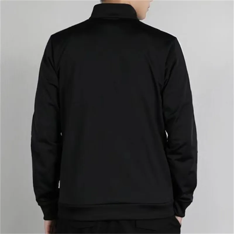 Adidas Sweatshirt Unisex Black With White Stripes-3