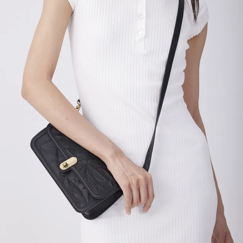 OMI Synthetic Leather Shoulder Bag Crossbody Bag Clutches Regular Women's White/Pink/Black/Brown-19