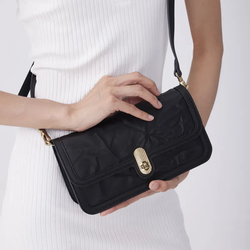 OMI Synthetic Leather Shoulder Bag Crossbody Bag Clutches Regular Women's White/Pink/Black/Brown-18