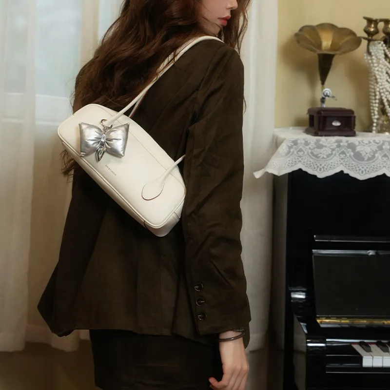 OMI Eco Friendly Synthetic Leather Handbags Shoulder Bags Regular Women's Black/White/Misty Blue/Amber Brown-6
