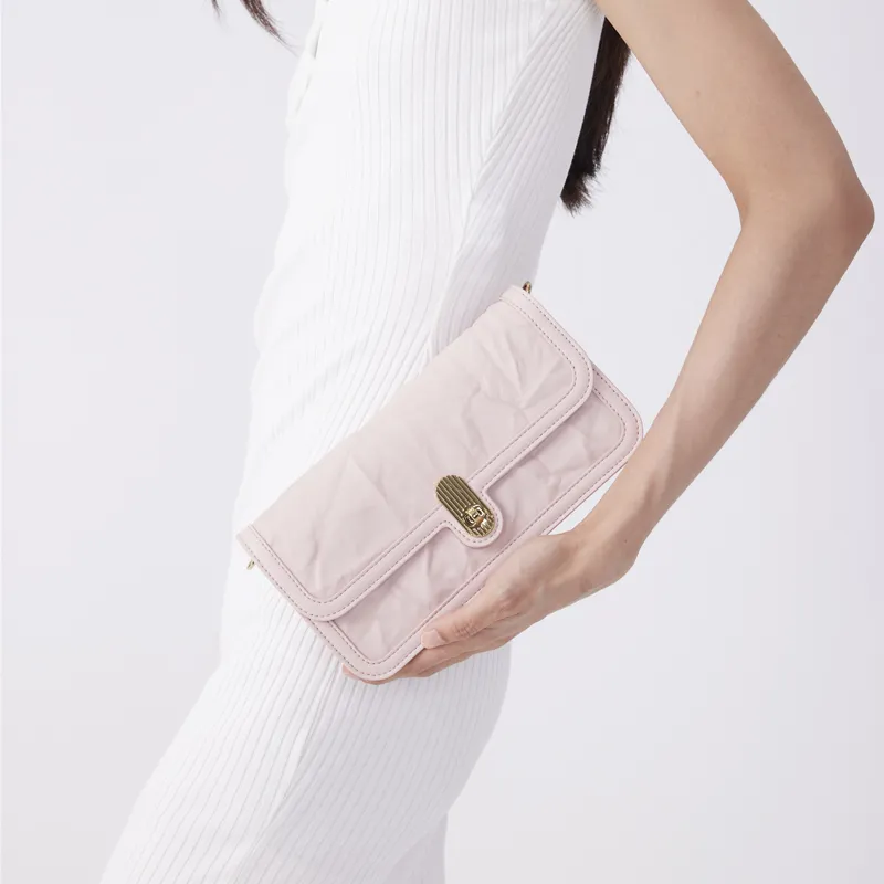 OMI Synthetic Leather Shoulder Bag Crossbody Bag Clutches Regular Women's White/Pink/Black/Brown-13