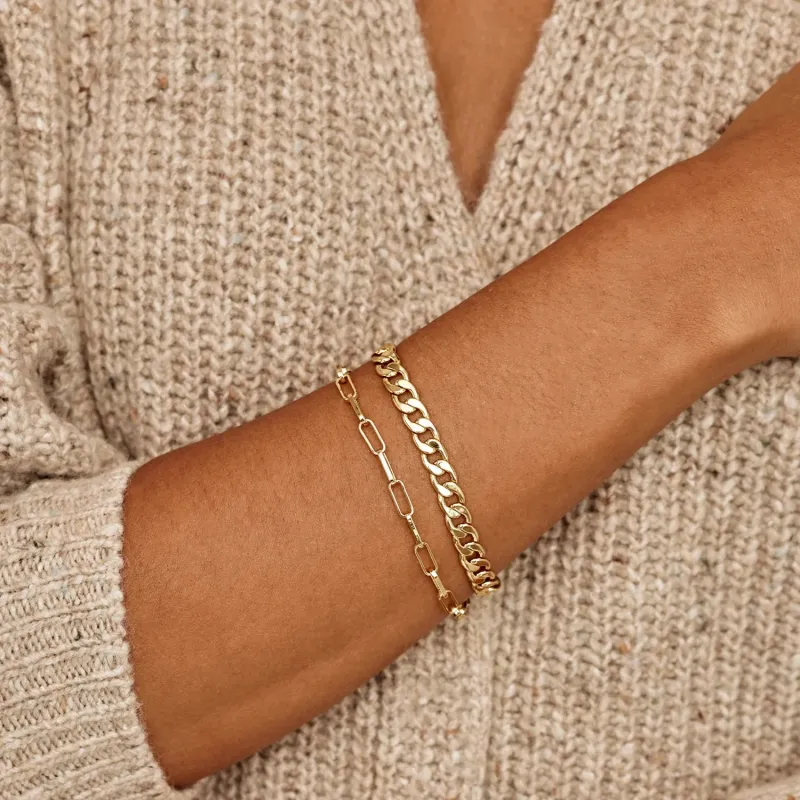 GORJANA 18K Gold Plated Copper Bracelets Unisex-3