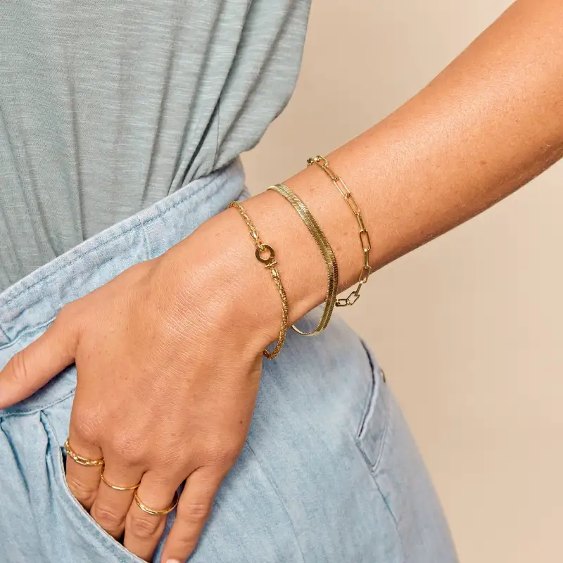 GORJANA 18K Gold Plated Copper Bracelets Women's-2