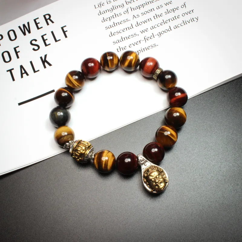 CUIJING Tiger's Eye Stone Bracelets Men's-3
