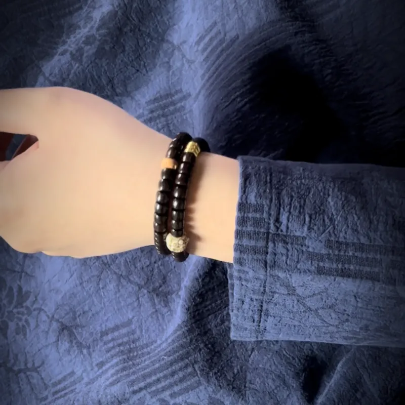 CUIJING Coconut Shell Beads Bodhi Bracelets Unisex-1